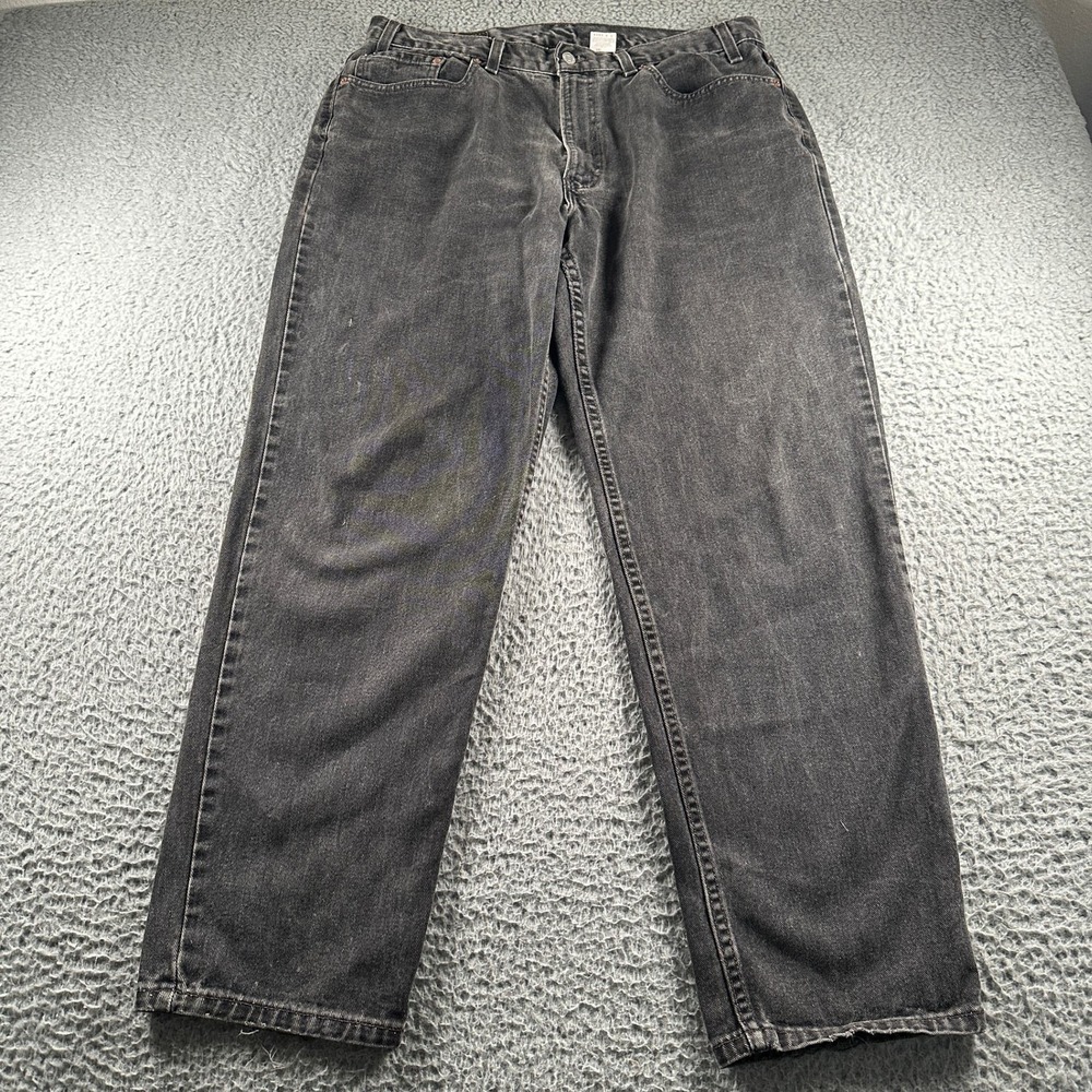 Vtg Levis 550 Jeans Mens‎ 38x32(36x32 Fits) Relaxed Fit Black Straight Washed